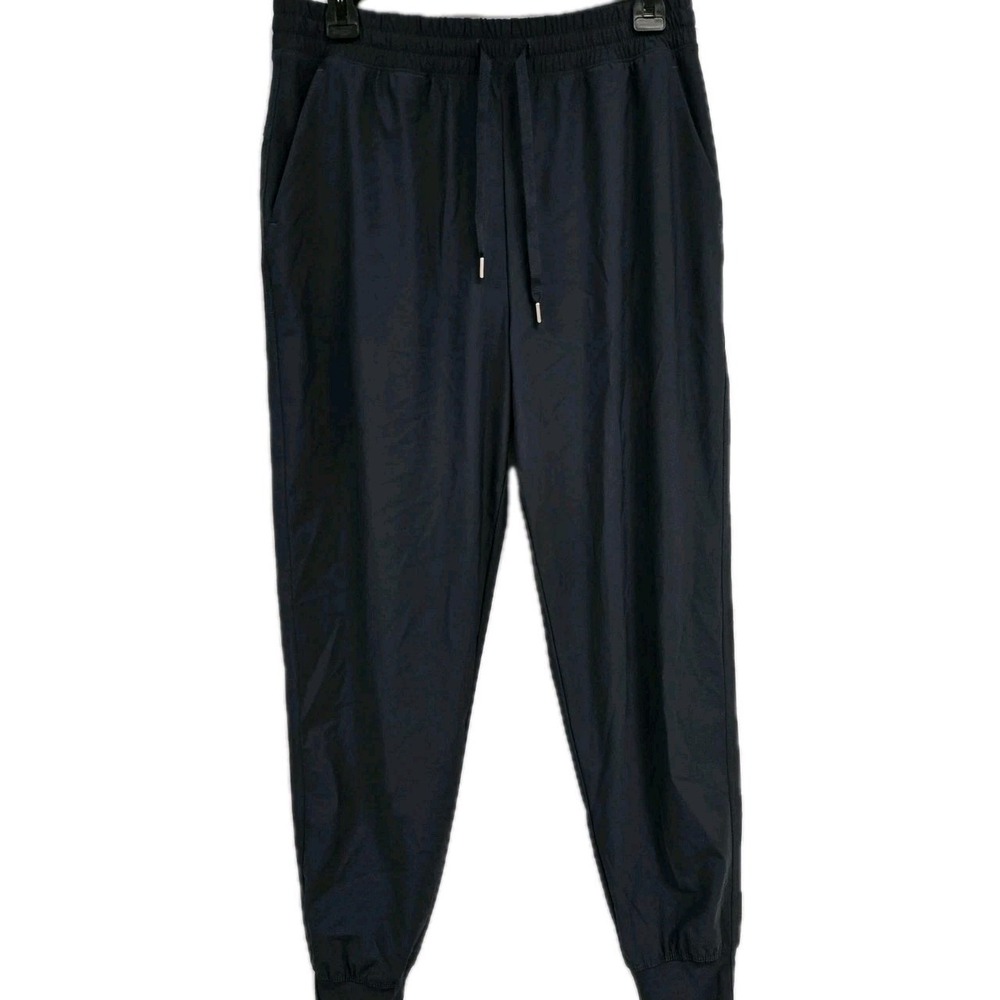 Elastic Waist Stretchy Jogger Pants Old Navy Go-Dry Sleektech Blue Womens Medium - Picture 2 of 10